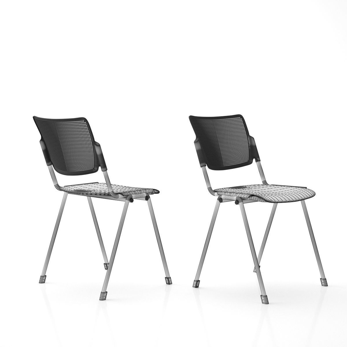 LaMia Collection Armchair Bench 3D model_18