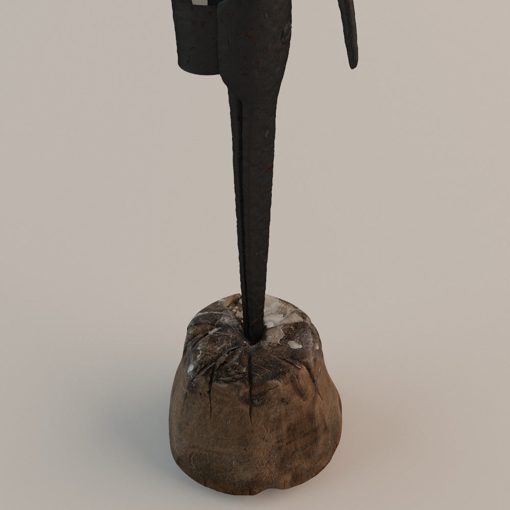 1800s Candelabra 3D model_4