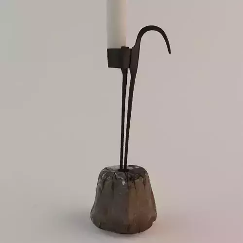 1800s Candelabra 3D model