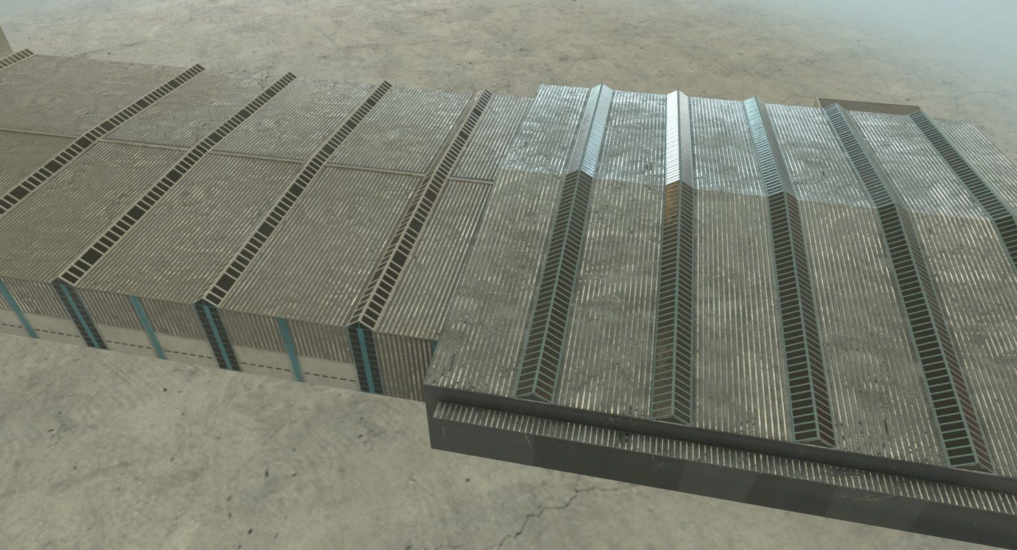 EDDB Hangar 4 Low-poly 3D model_3