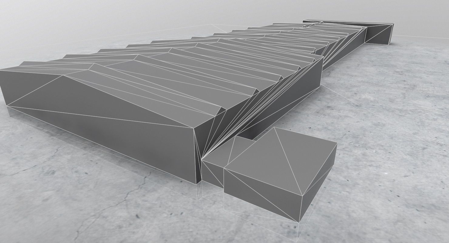 EDDB Hangar 4 Low-poly 3D model_9