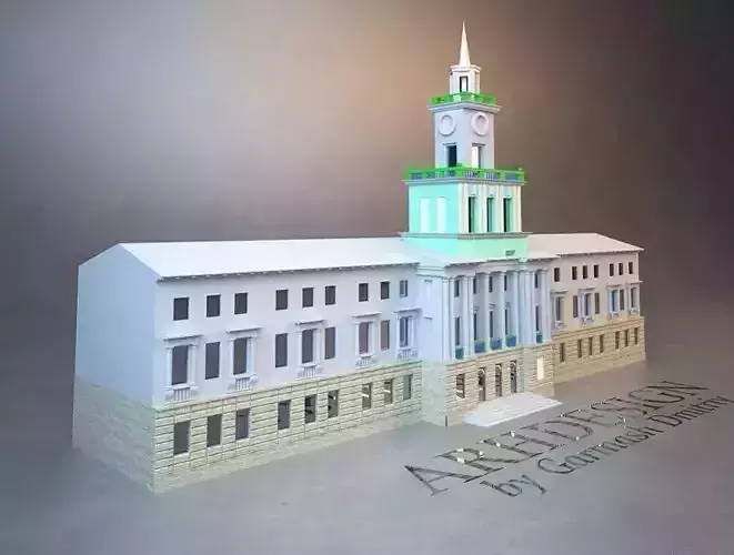 Administration building 3D print model