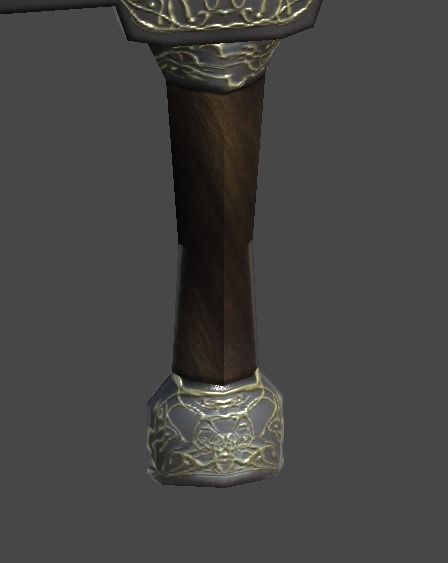 Long sword4 Low-poly 3D model_5