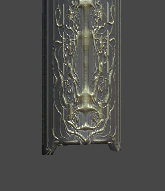 Long sword4 Low-poly 3D model_10