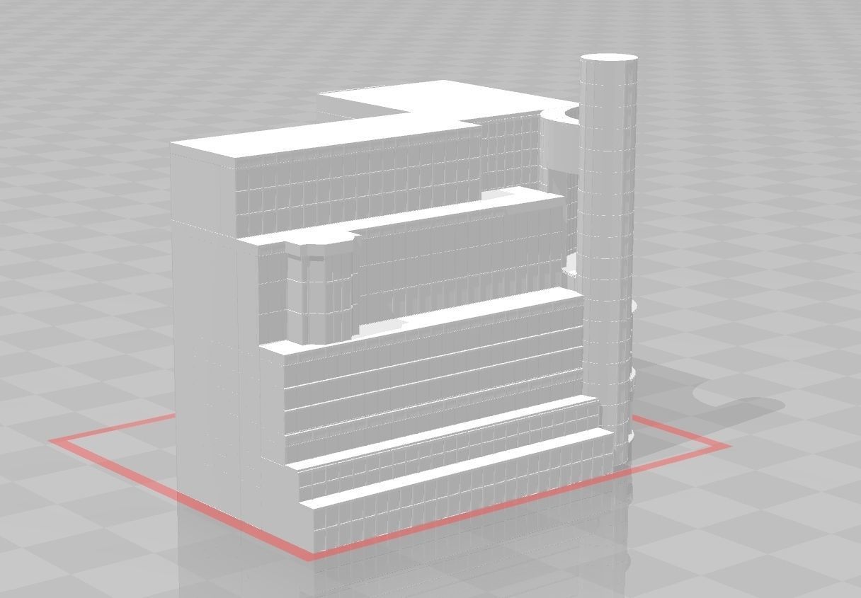Hotel Plaza   3D print model_2