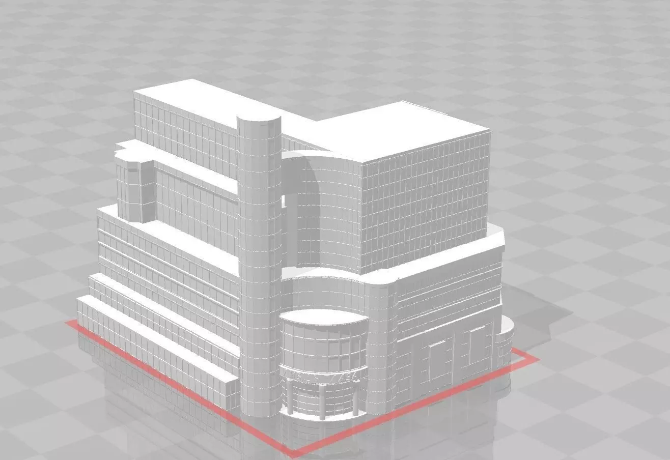 Hotel Plaza   3D print model_0