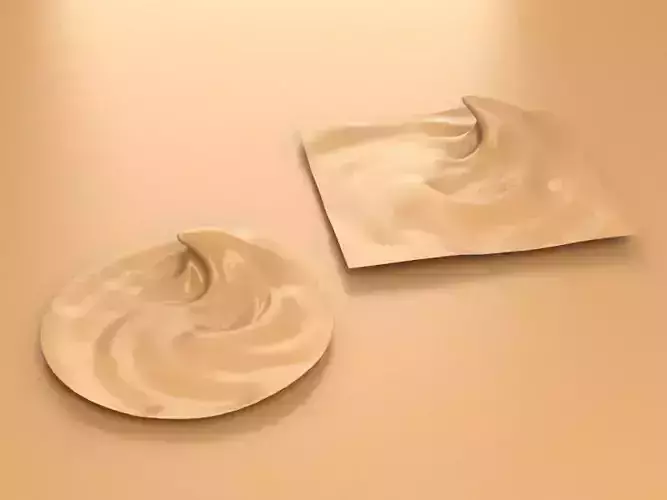 Liquid - 2 shapes 3D model