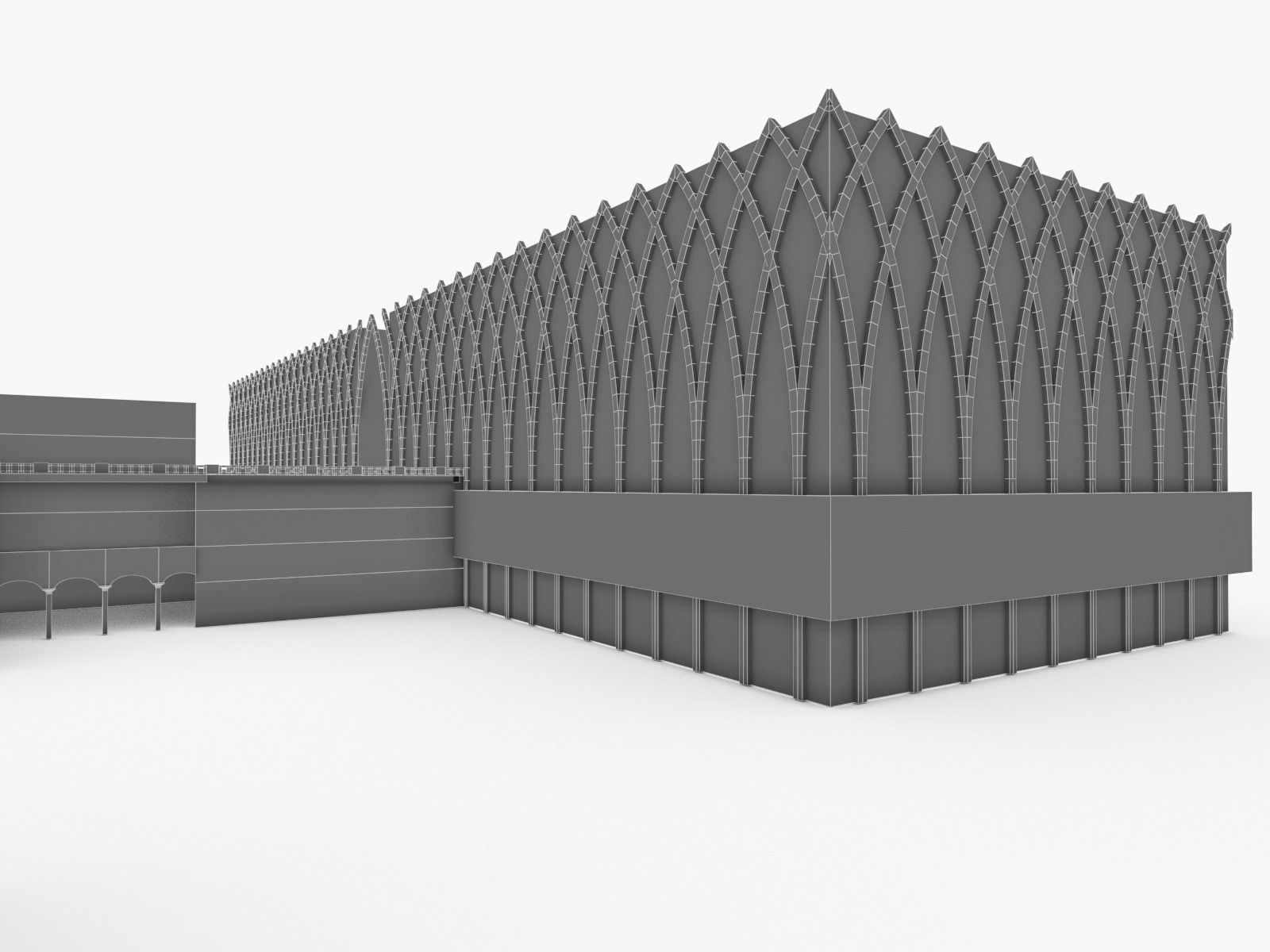 Office Buildings Collection 02  Low-poly 3D model_20