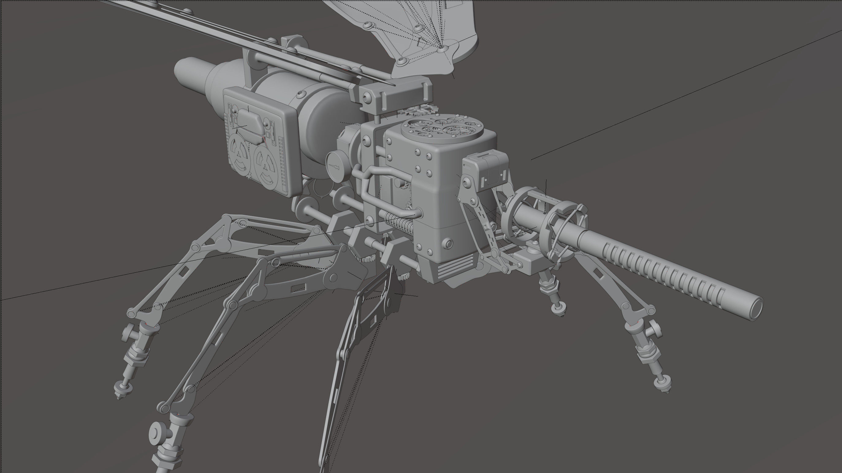 spysteamer - steampunk device 3D model_3