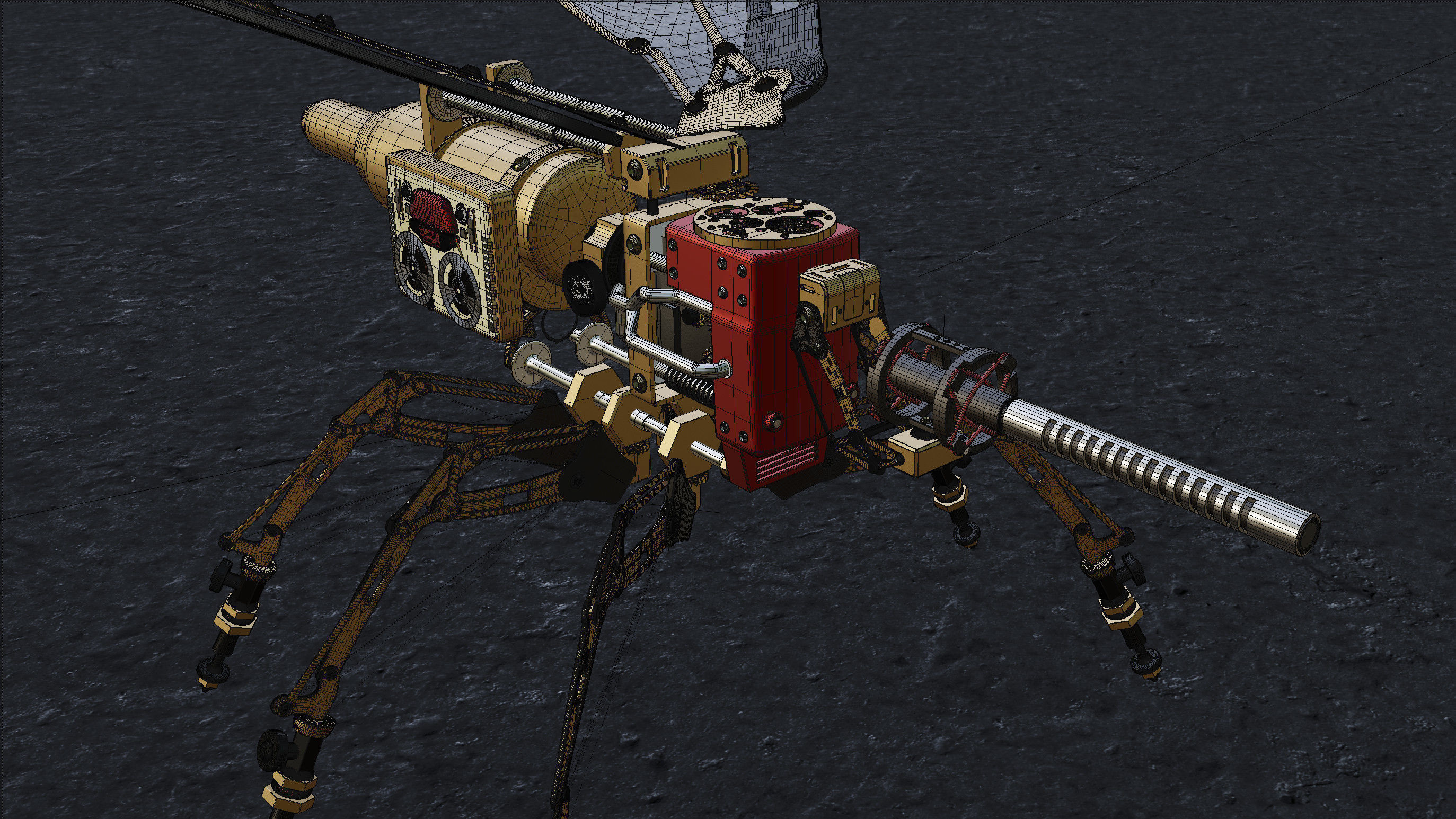 spysteamer - steampunk device 3D model_12