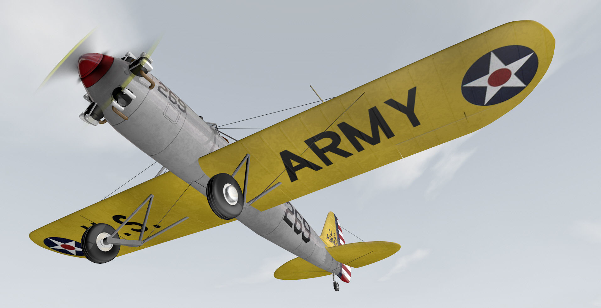 Ryan PT-22 Recruit 3D model_10