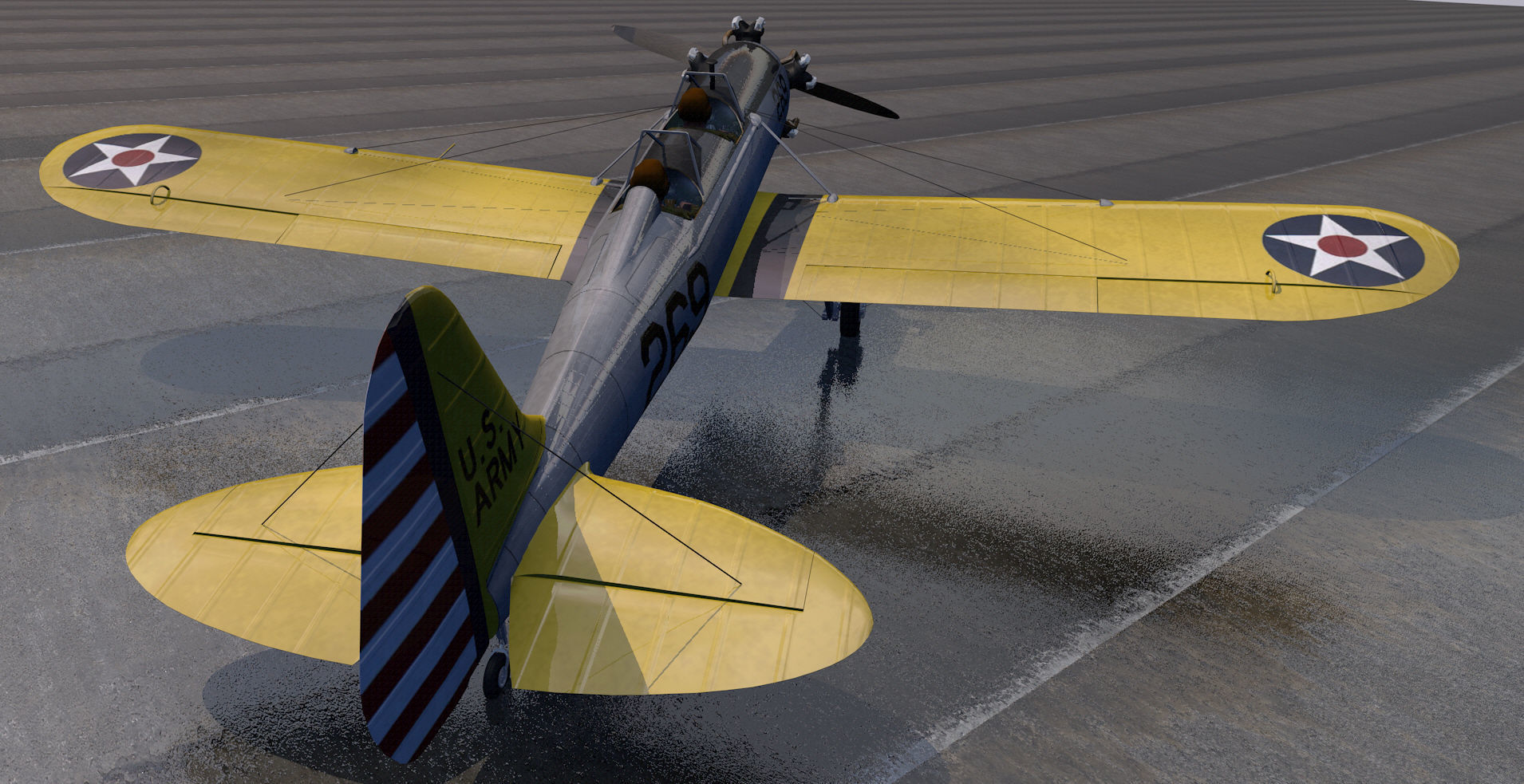 Ryan PT-22 Recruit 3D model_7