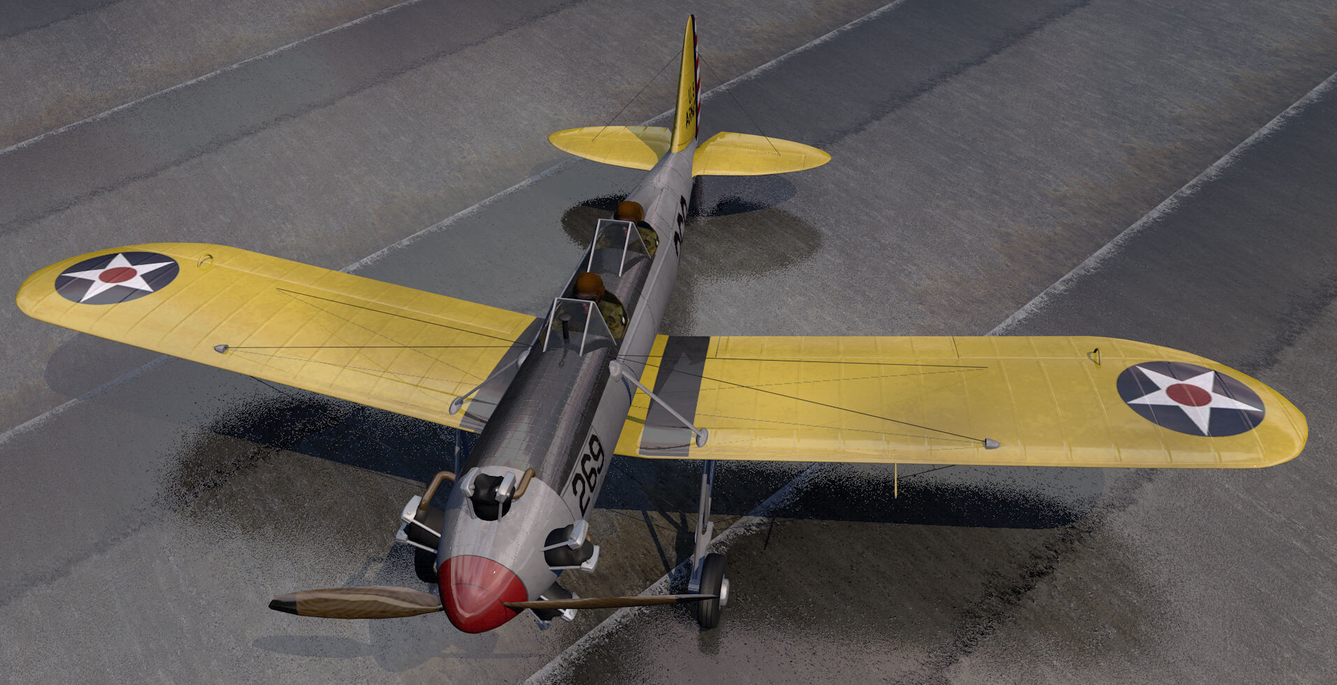 Ryan PT-22 Recruit 3D model_5