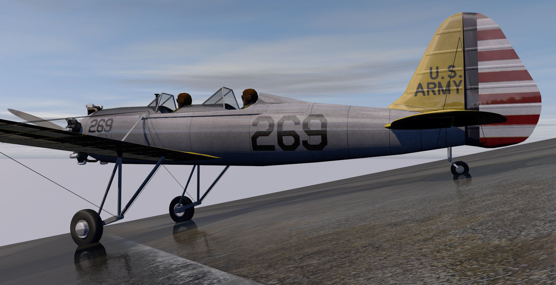 Ryan PT-22 Recruit 3D model_4