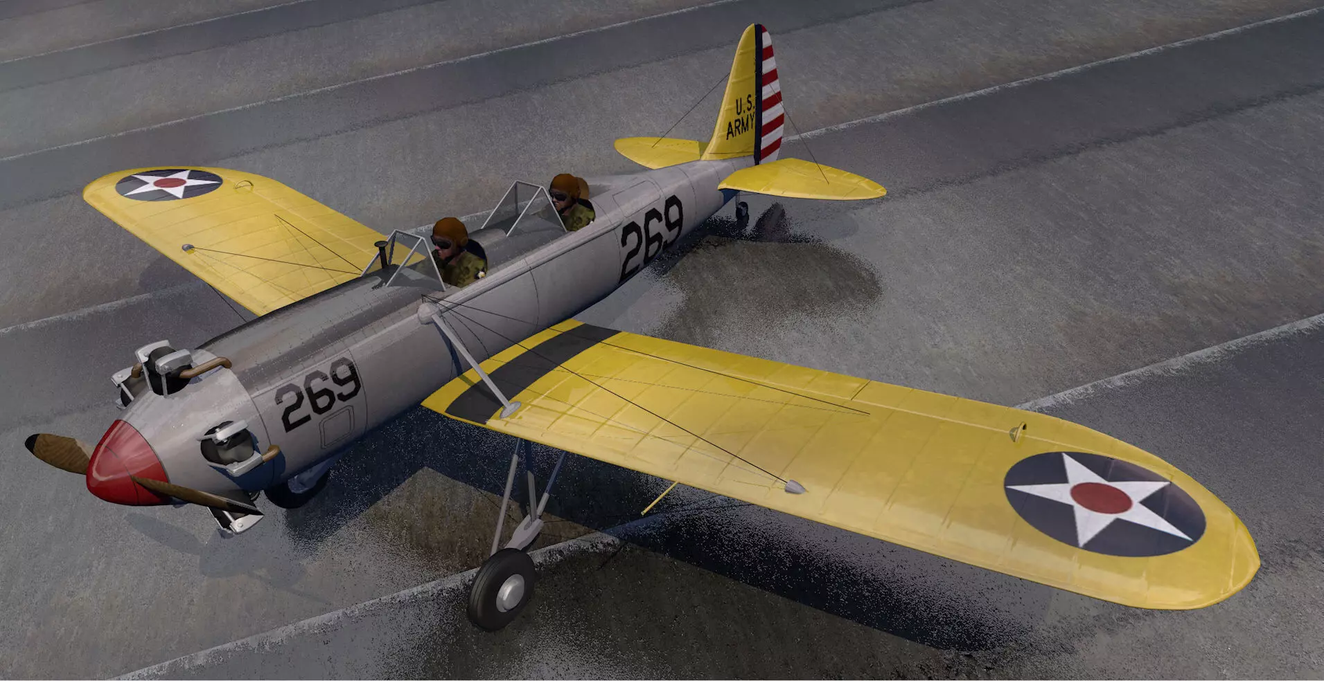 Ryan PT-22 Recruit 3D model_0