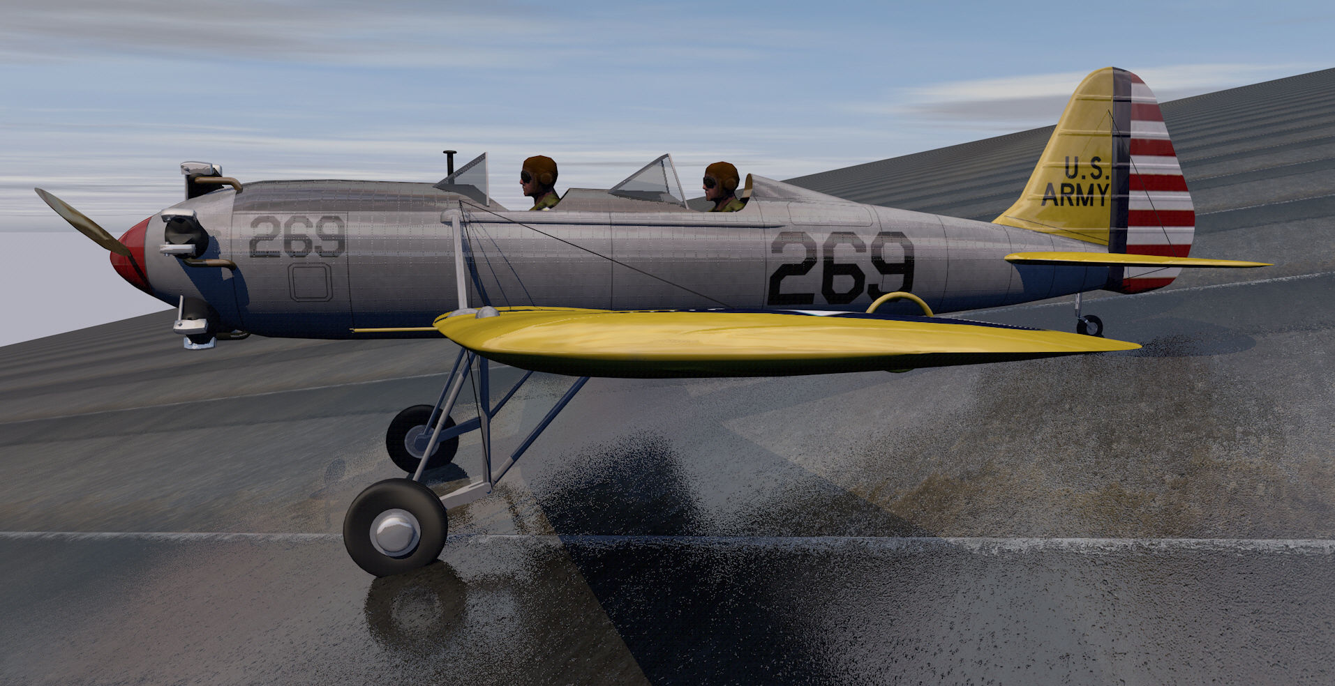 Ryan PT-22 Recruit 3D model_2