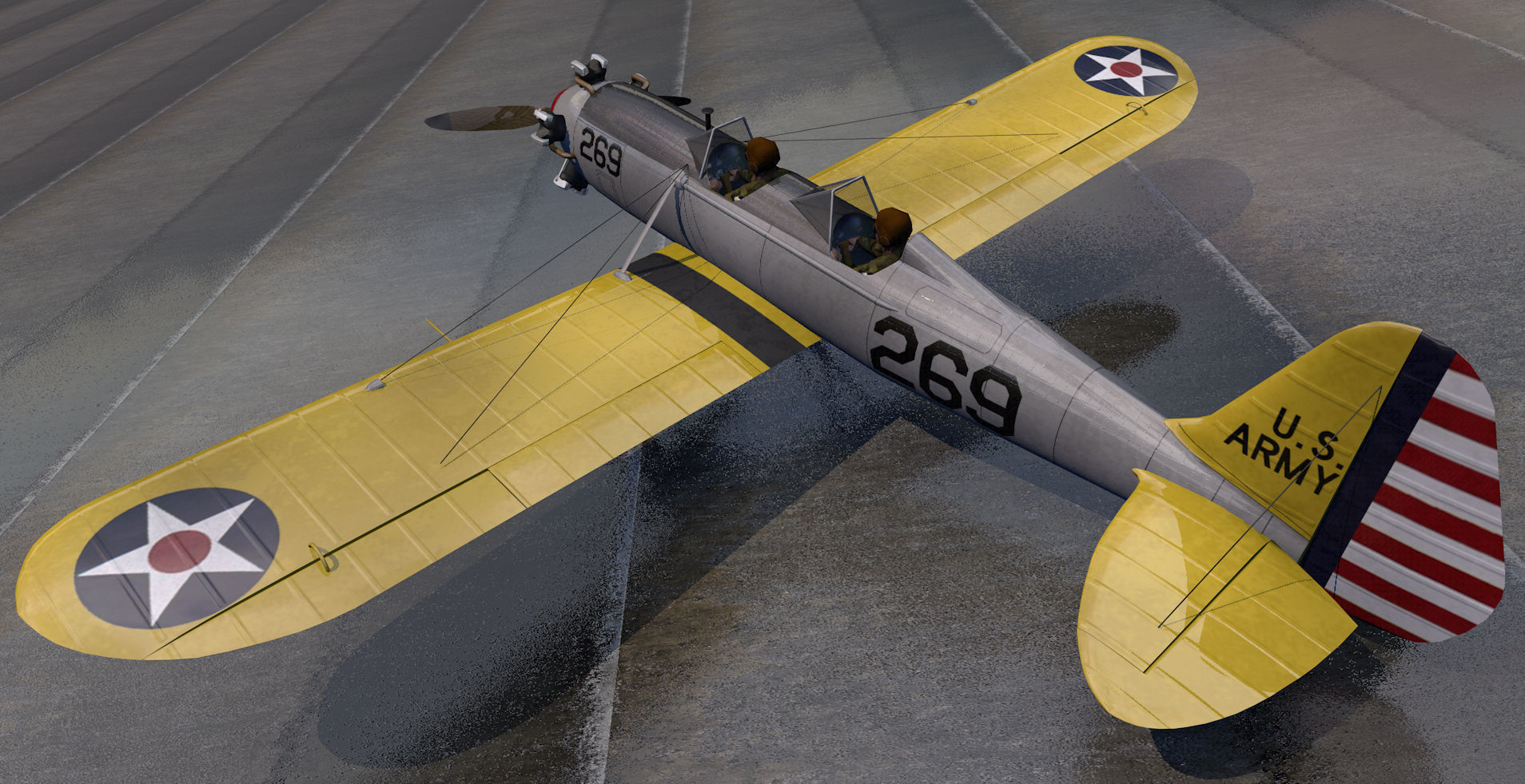 Ryan PT-22 Recruit 3D model_1