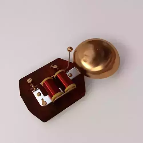 Retro Doorbell 3D model