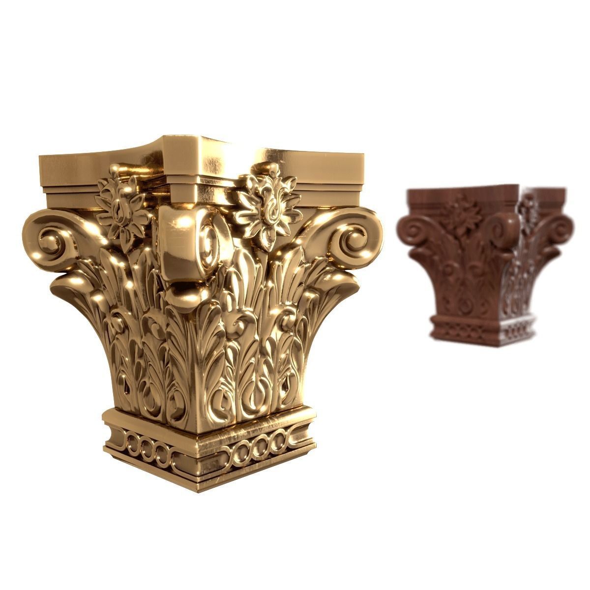 Pilaster Capitals 3D model