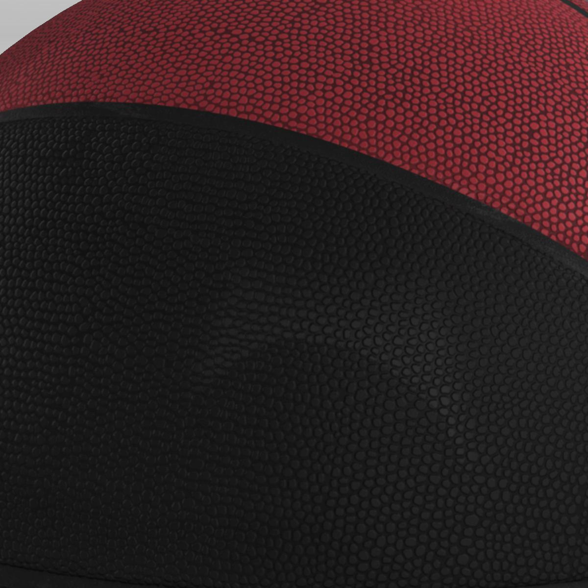 Basketball ball euro red-black Low-poly 3D model_10