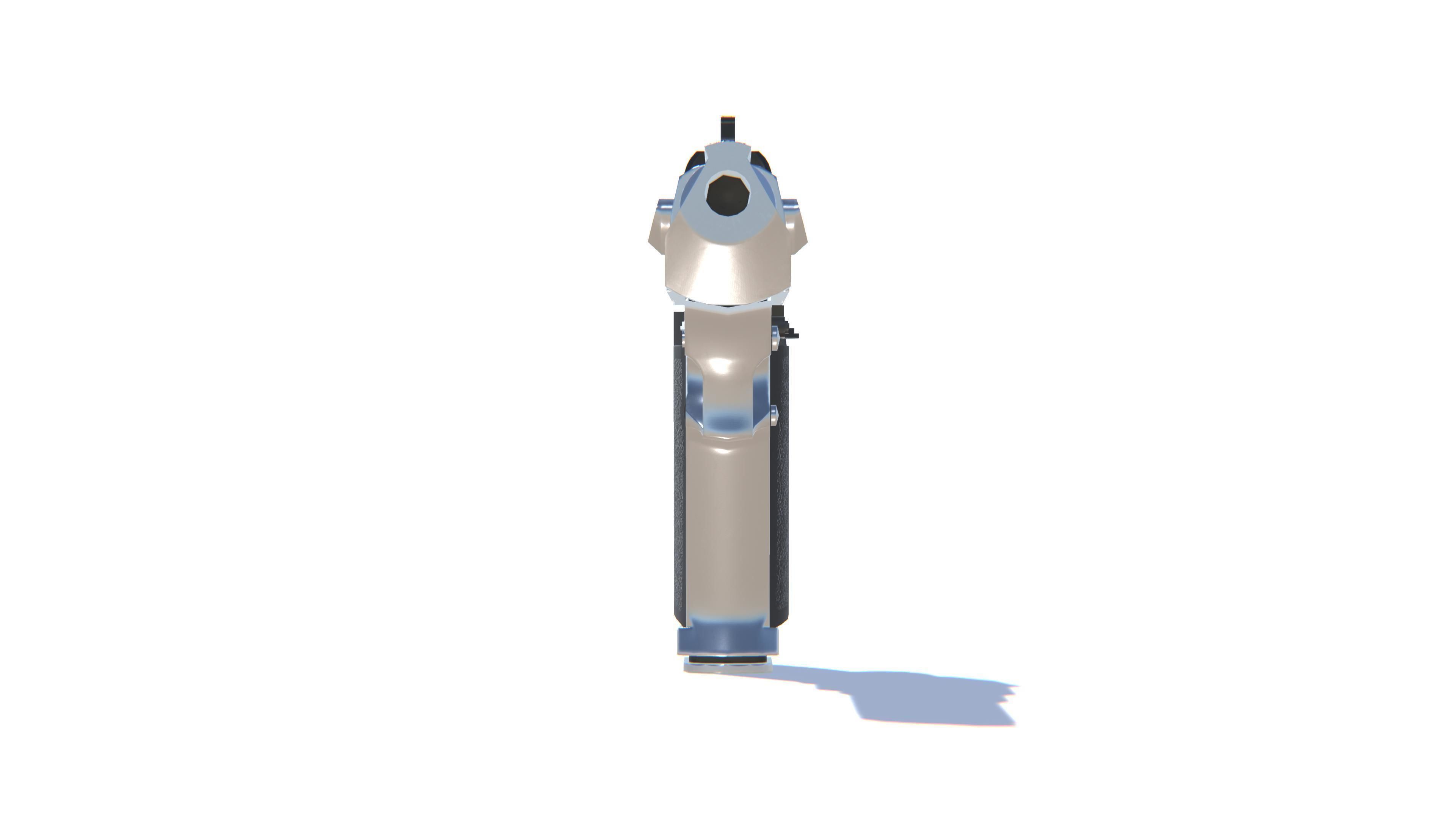 Desert Eagle Pistol Low-poly 3D model_18