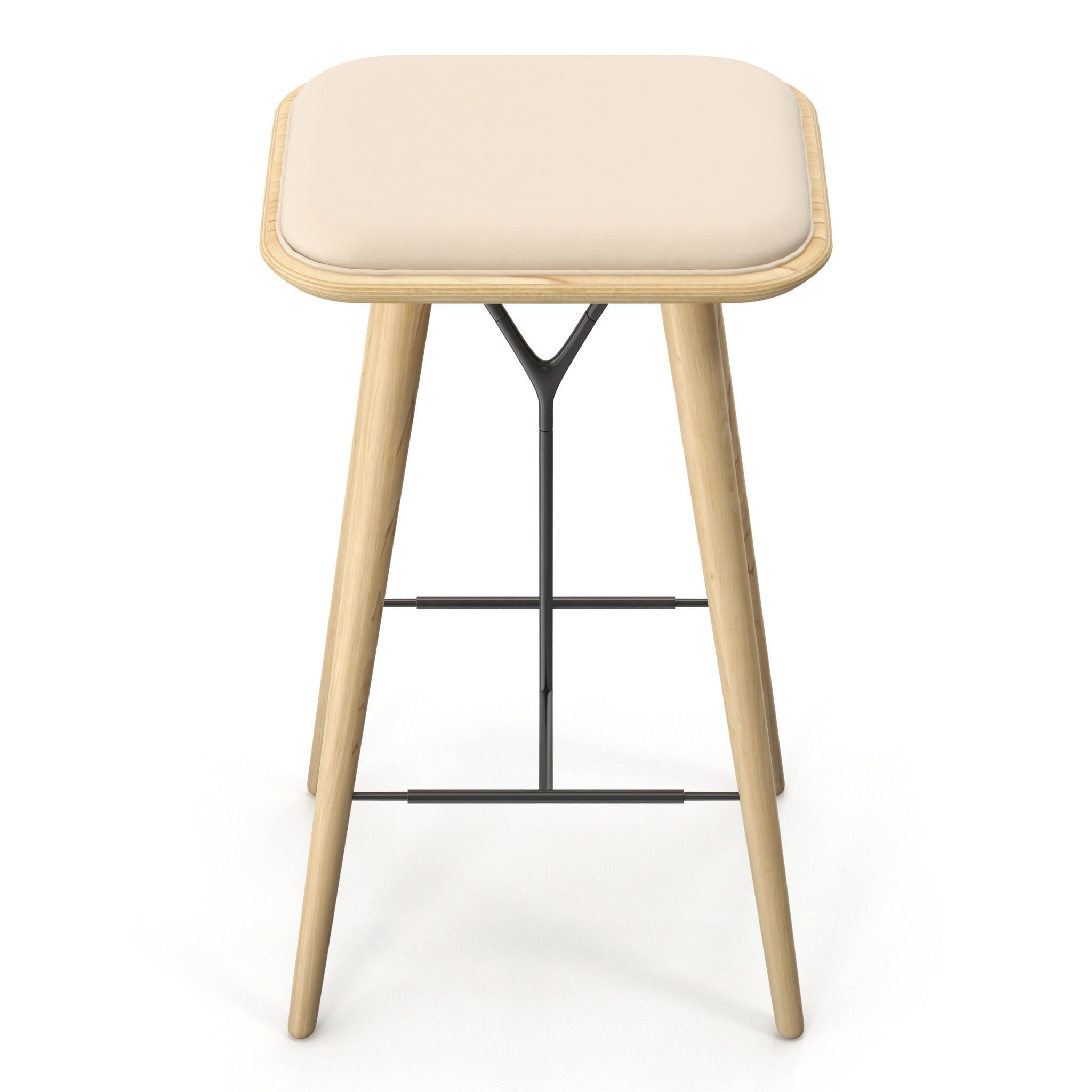 Fredericia Spine barstool model 3D model_9
