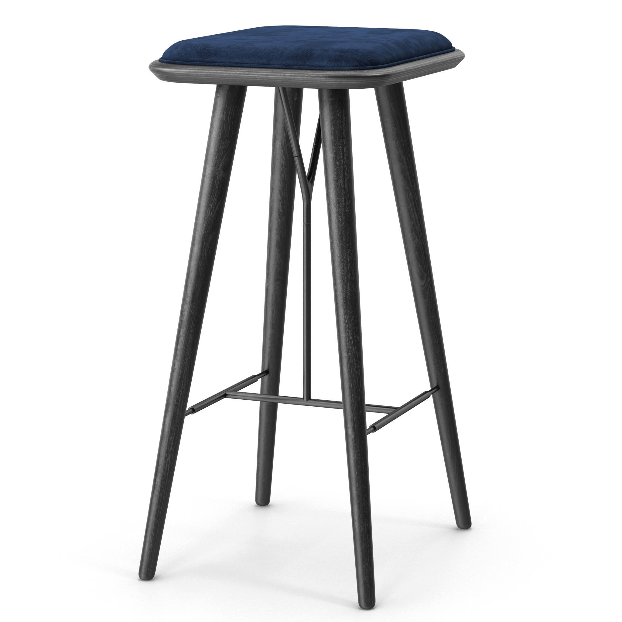 Fredericia Spine barstool model 3D model_5