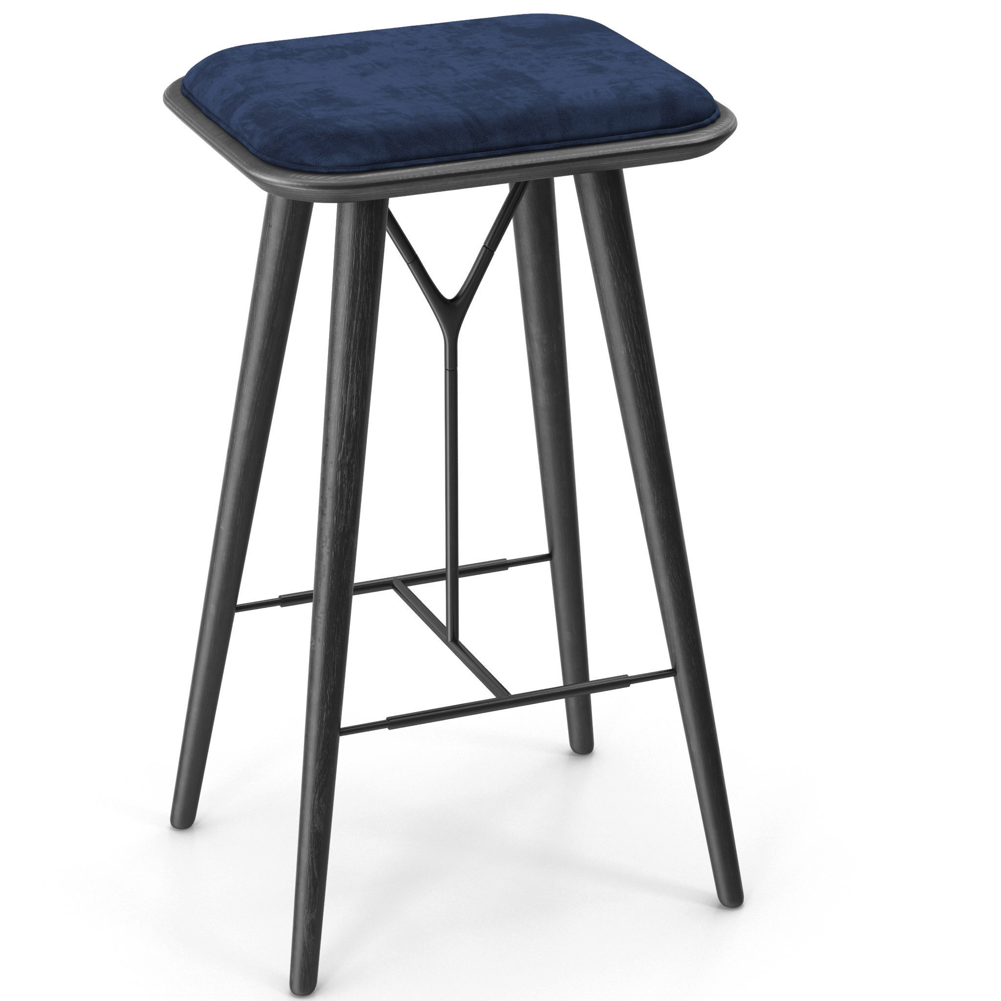 Fredericia Spine barstool model 3D model_8