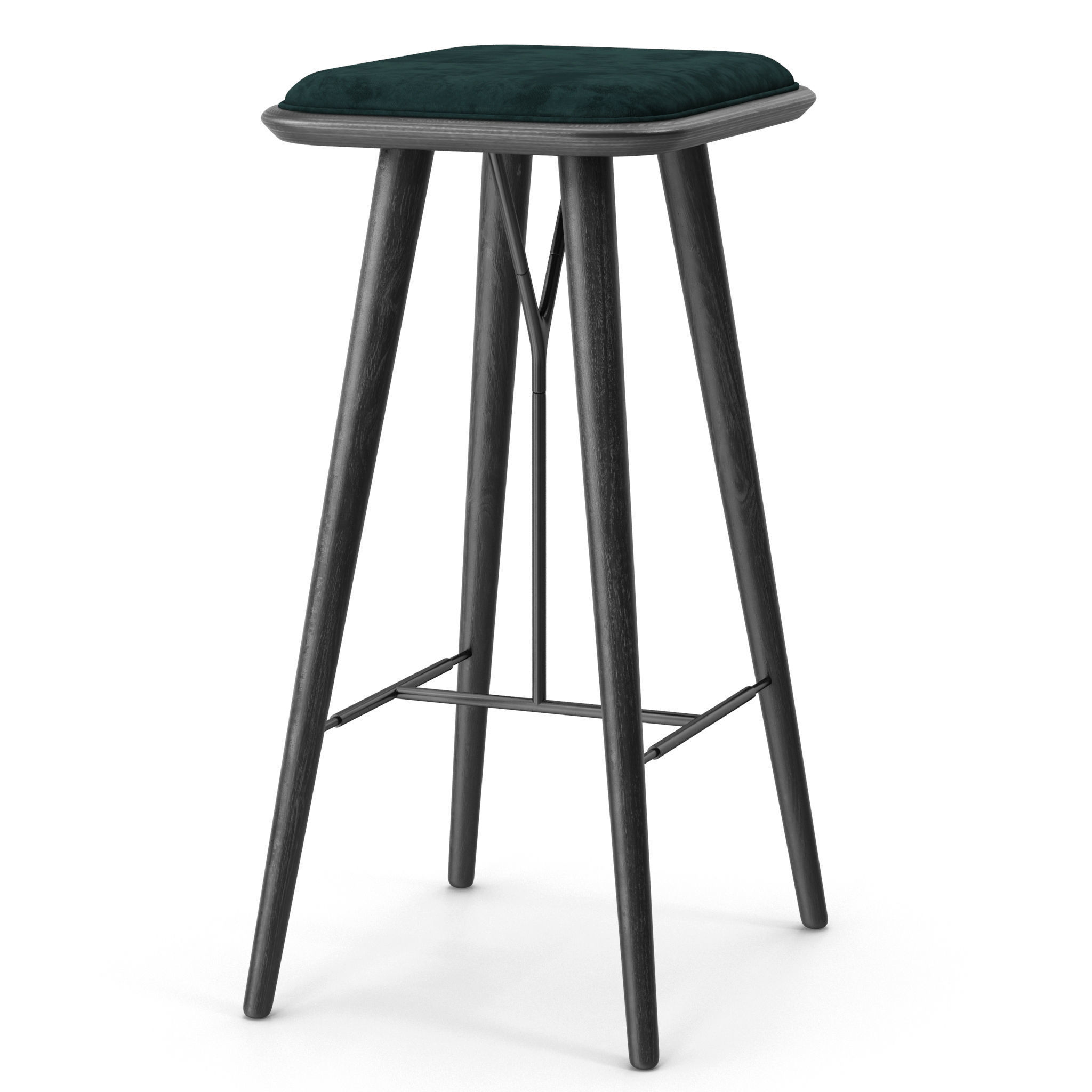 Fredericia Spine barstool model 3D model_4
