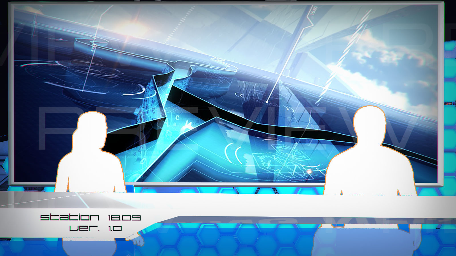 Virtual Broadcast Studio 12  3D model_5