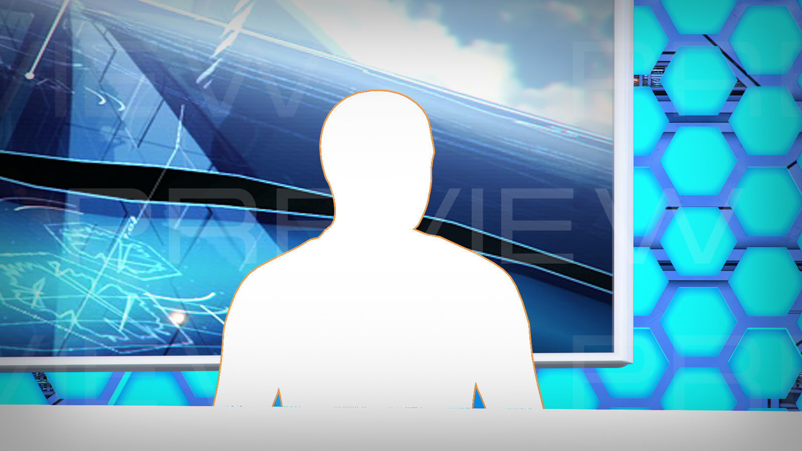 Virtual Broadcast Studio 12  3D model_7