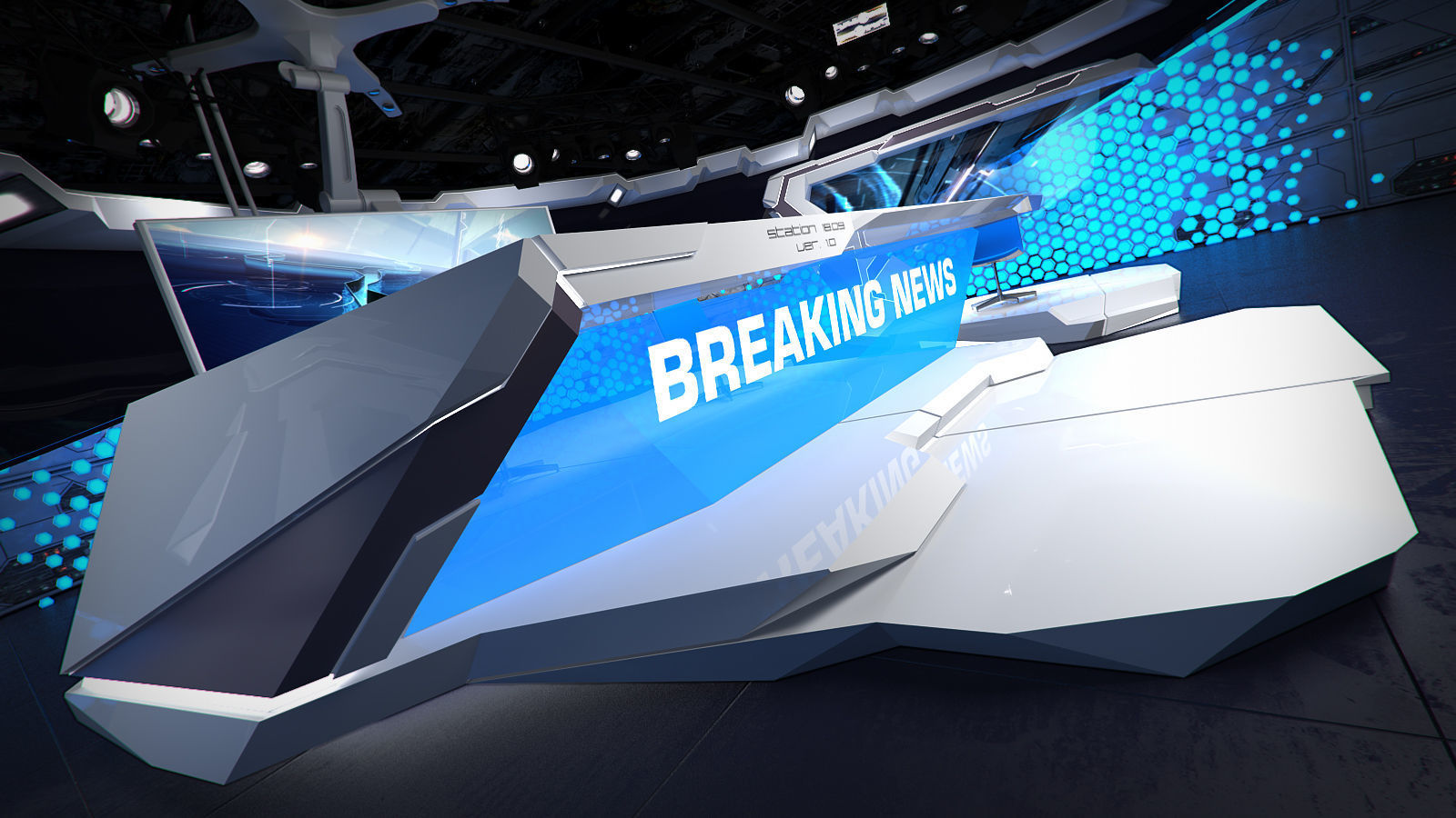 Virtual Broadcast Studio 12  3D model_3