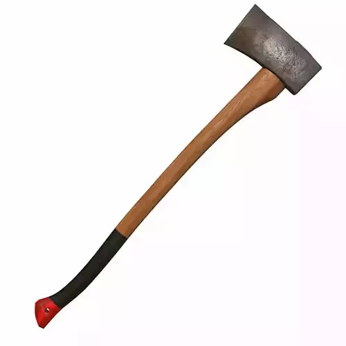 3D Axe with handle