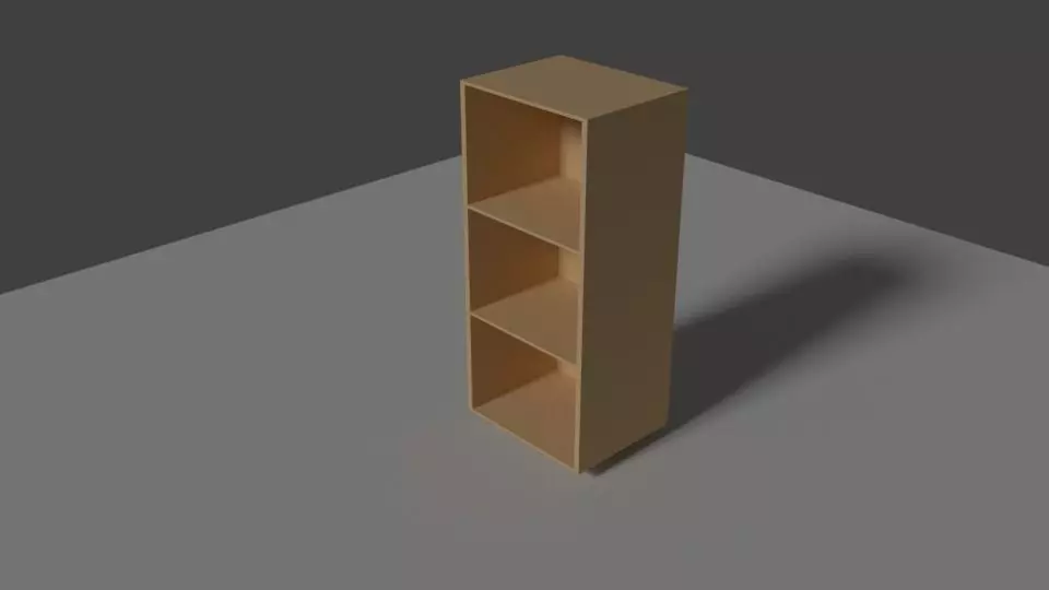 racks shelf 3D model_0