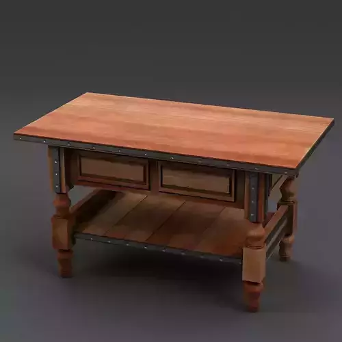 Old table 3D model