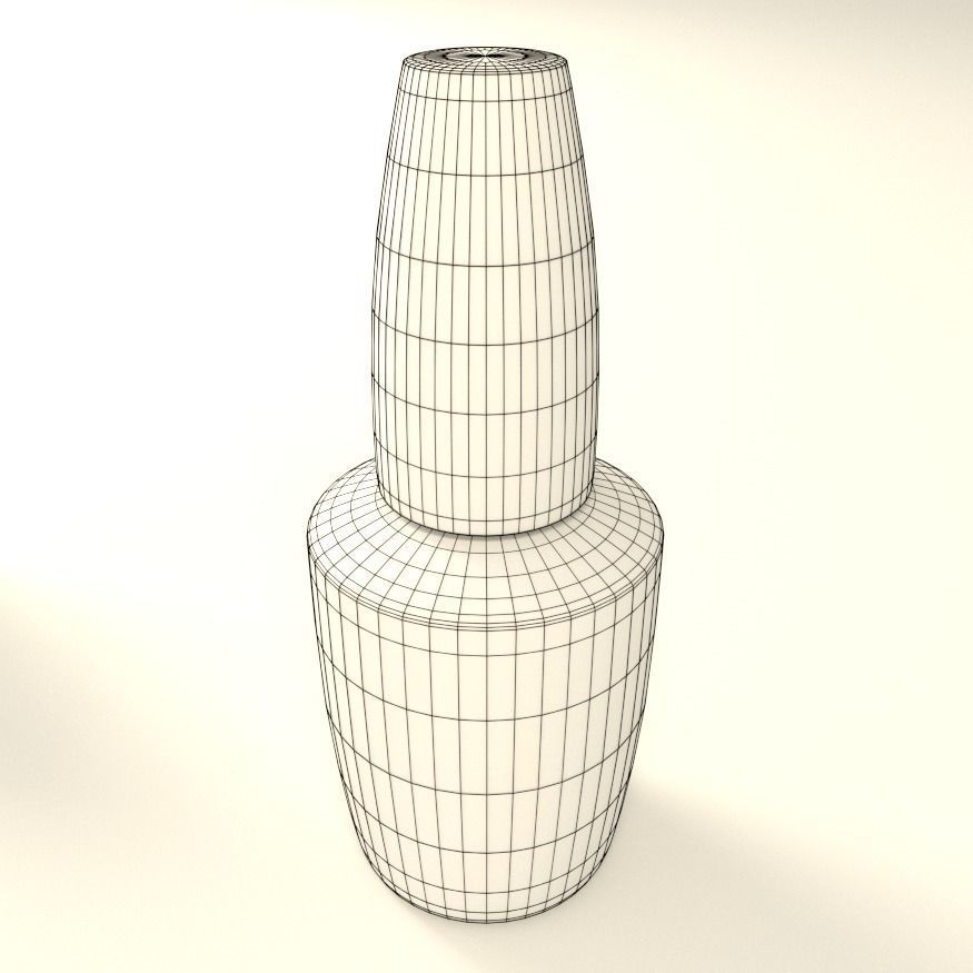Nail Polish Low-poly 3D model_3