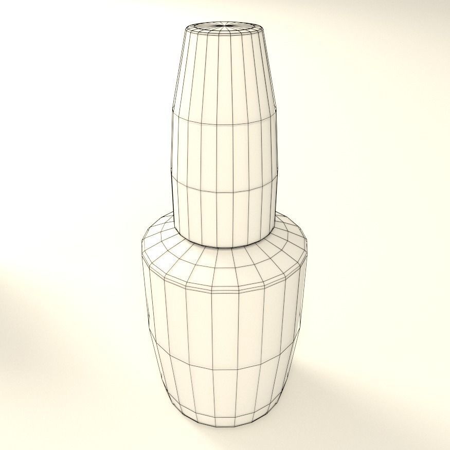 Nail Polish Low-poly 3D model_4