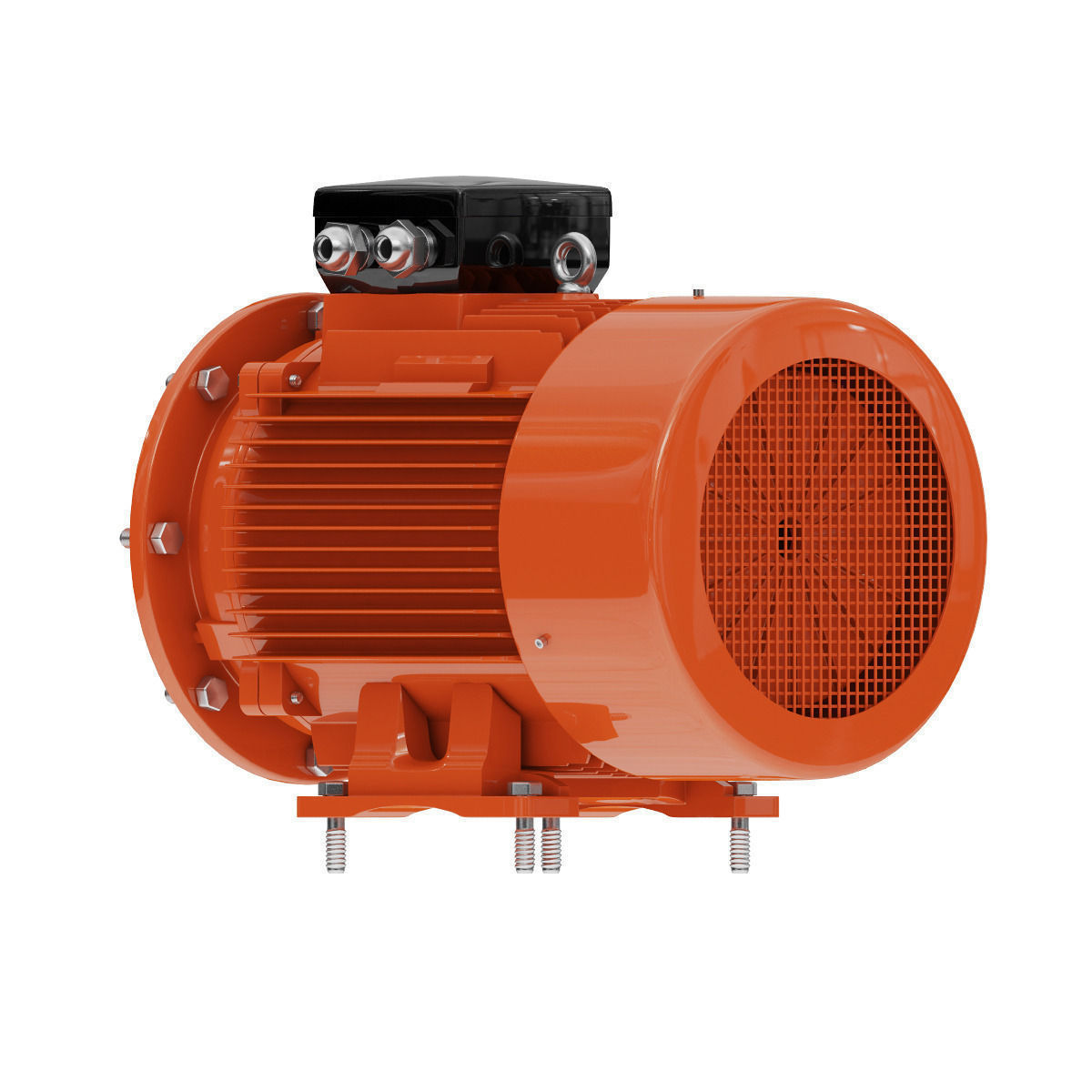 Electric Engine 3D model_5