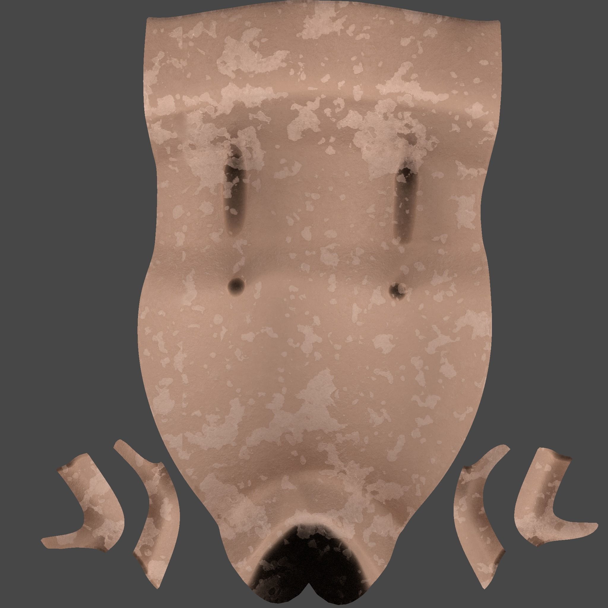 Ceramic old pitcher 3D model_13