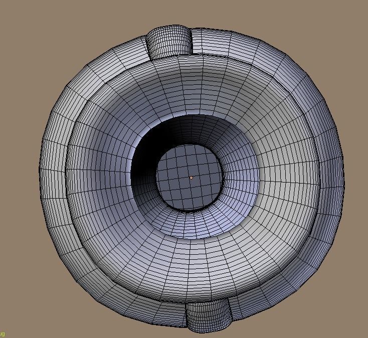 Ceramic old pitcher 3D model_10