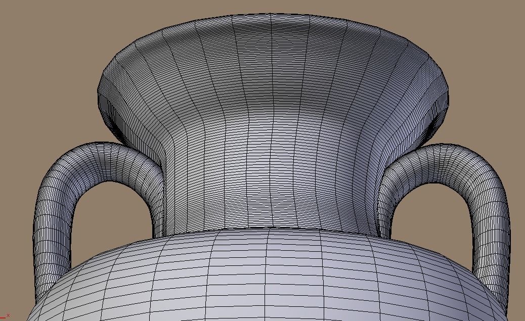 Ceramic old pitcher 3D model_11