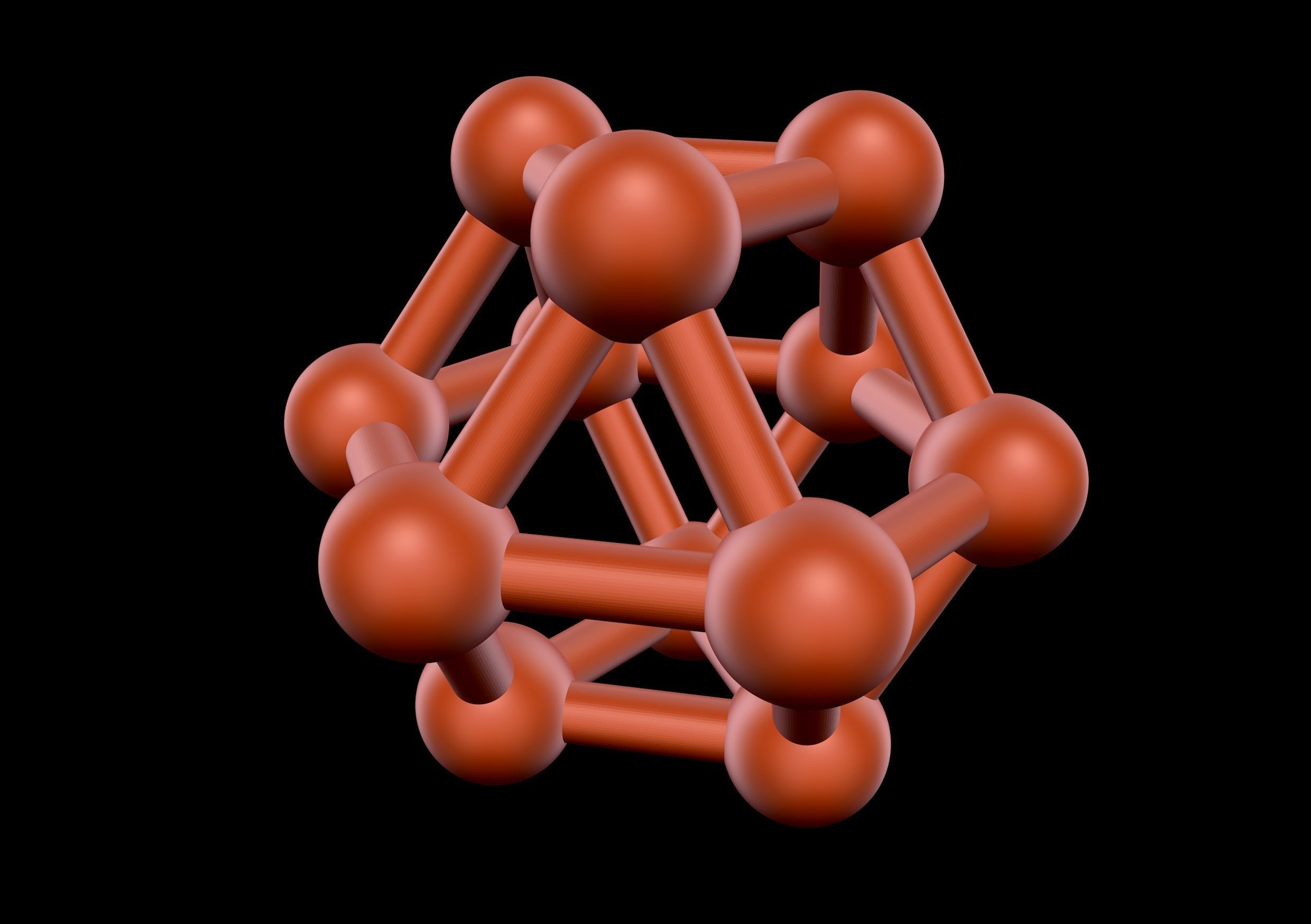  018 Mathart - Archimedean Solids - Cuboctahedron 03 - 10 cm 3D print model_3