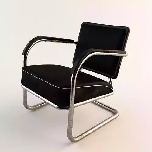 Arm Chair 60s Style 3D model