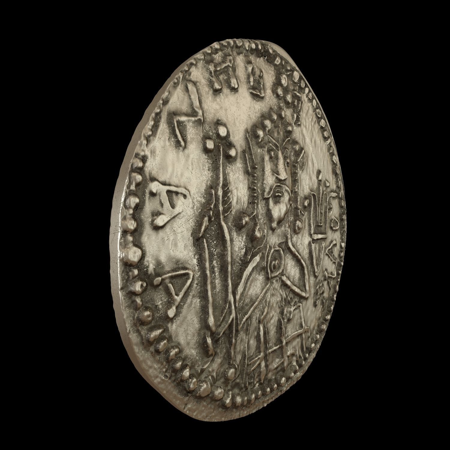 St Vladimir coin 3D print model_1