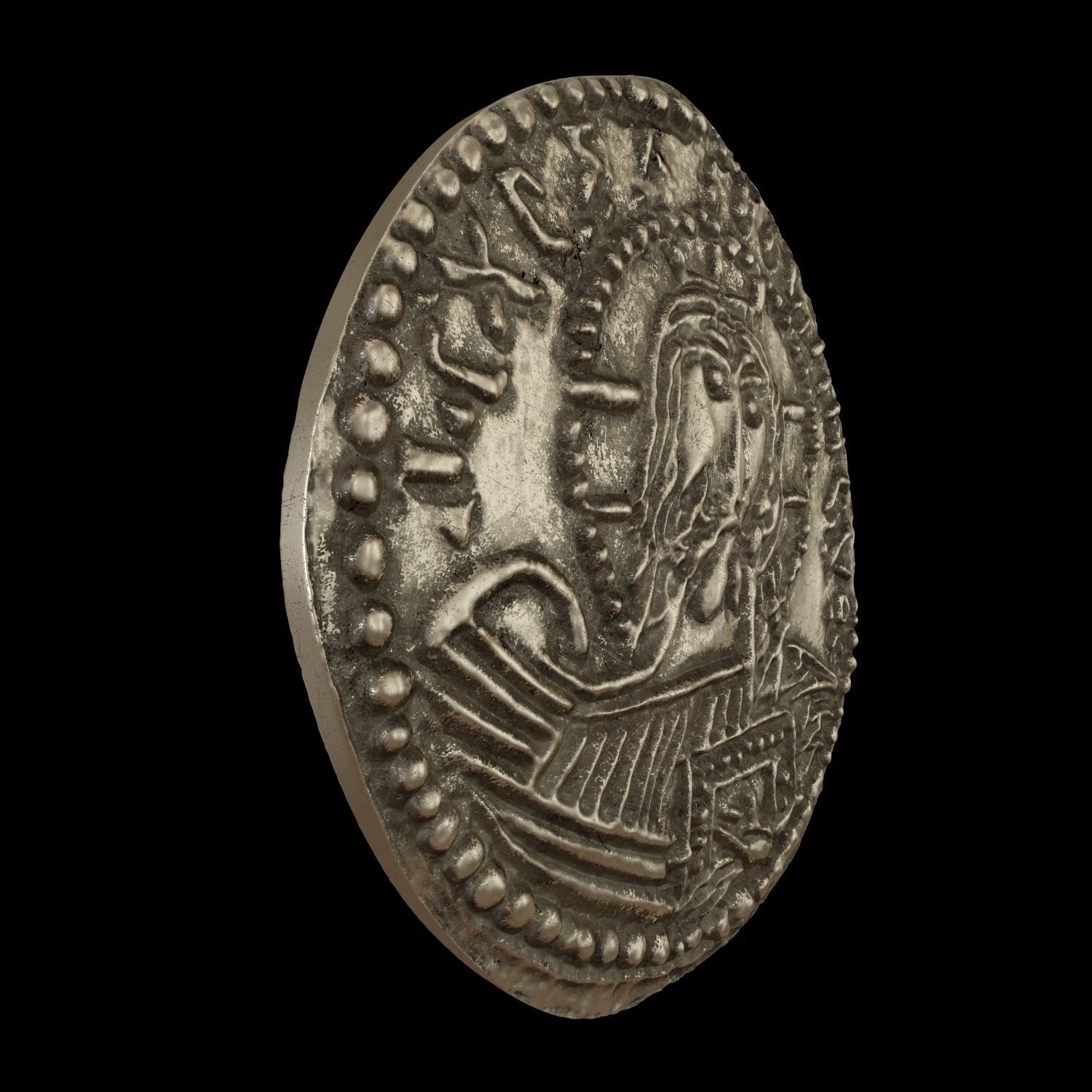 St Vladimir coin 3D print model_2
