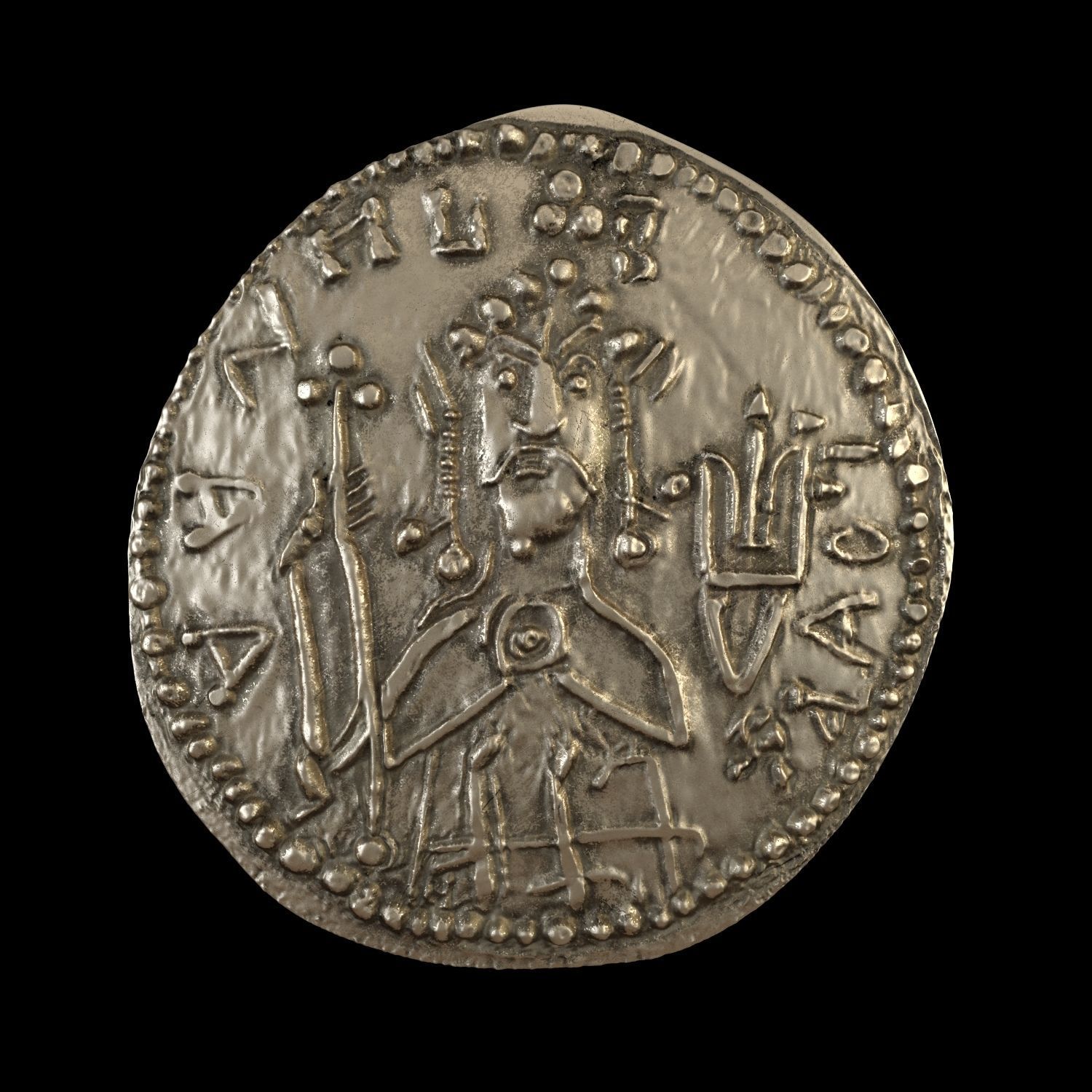 St Vladimir coin 3D print model_4