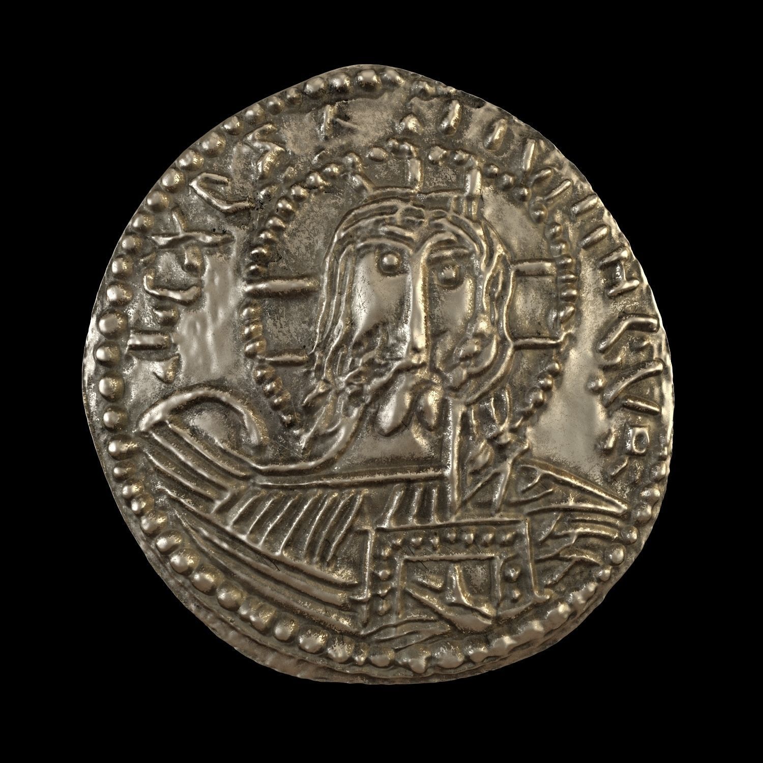 St Vladimir coin 3D print model_3