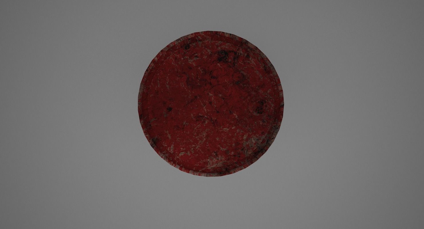 Old Metal Barrel 3D model_1