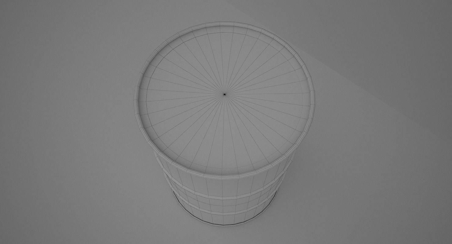 Old Metal Barrel 3D model_13