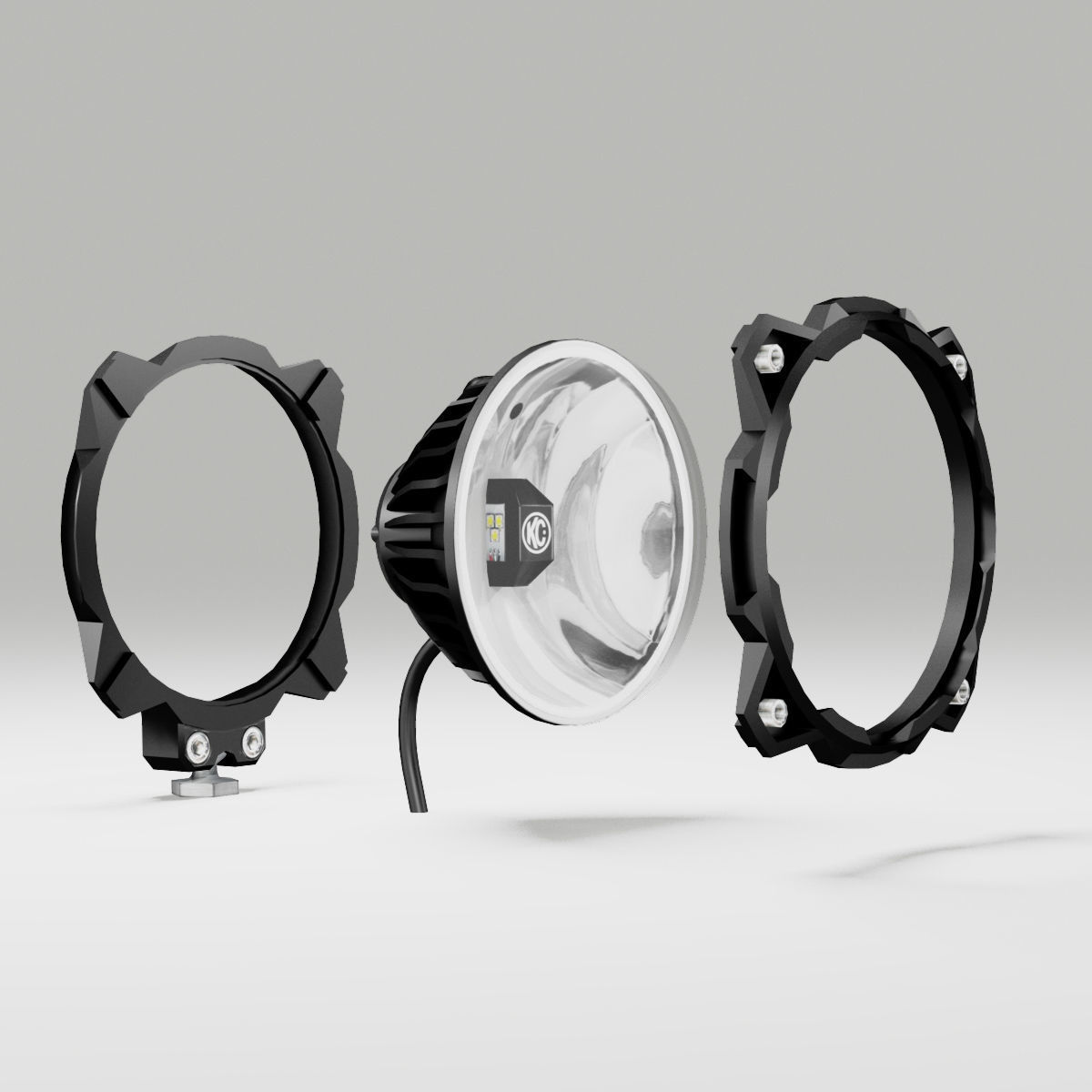 OFF ROAD FOG LIGHT 2 3D model_5